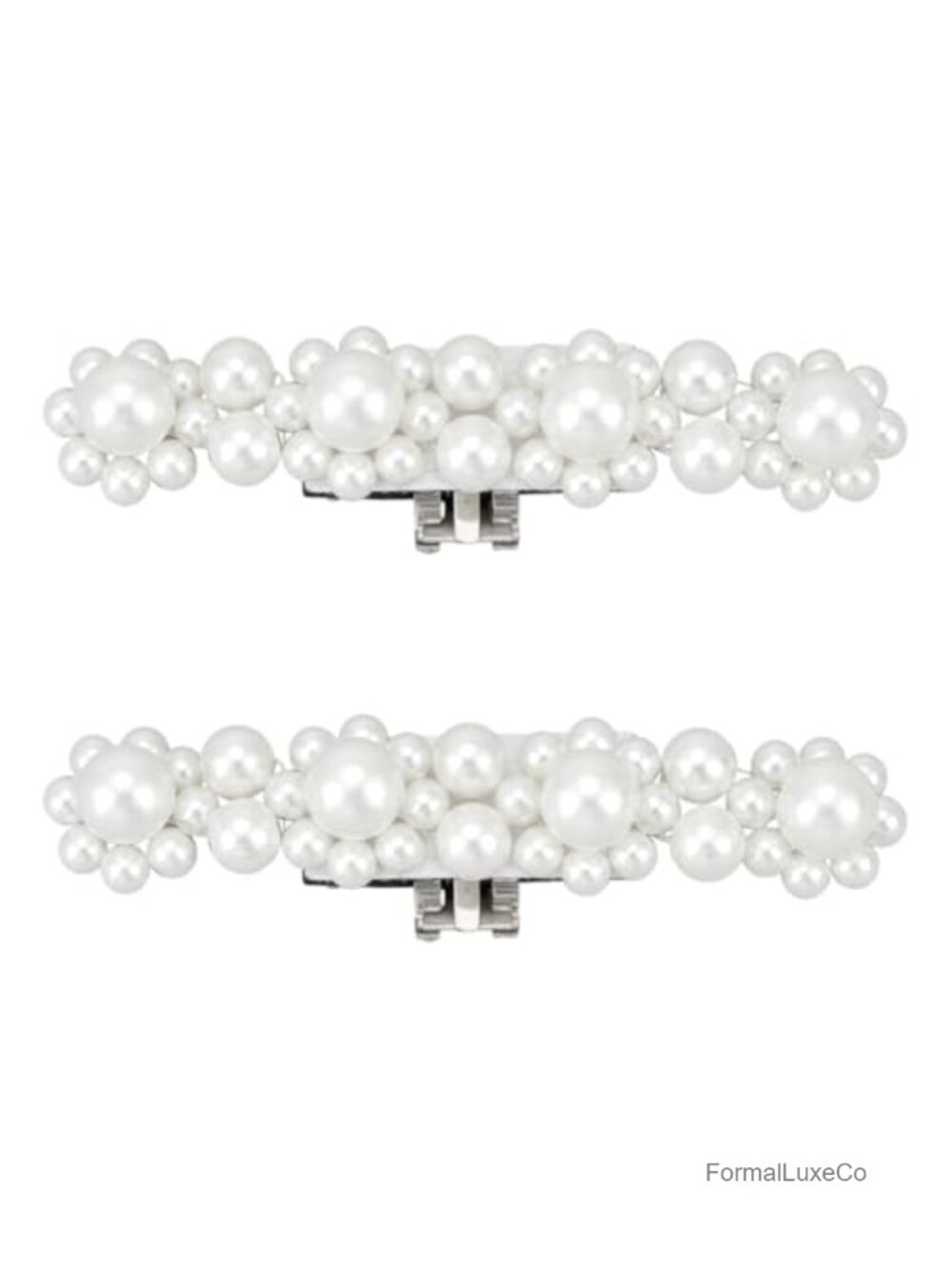 Pearl Shoe Clips Rhombus Floral Charm for Heels Sandals Wedding